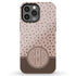 Spotted Dots Personalized Monogram iPhone Case